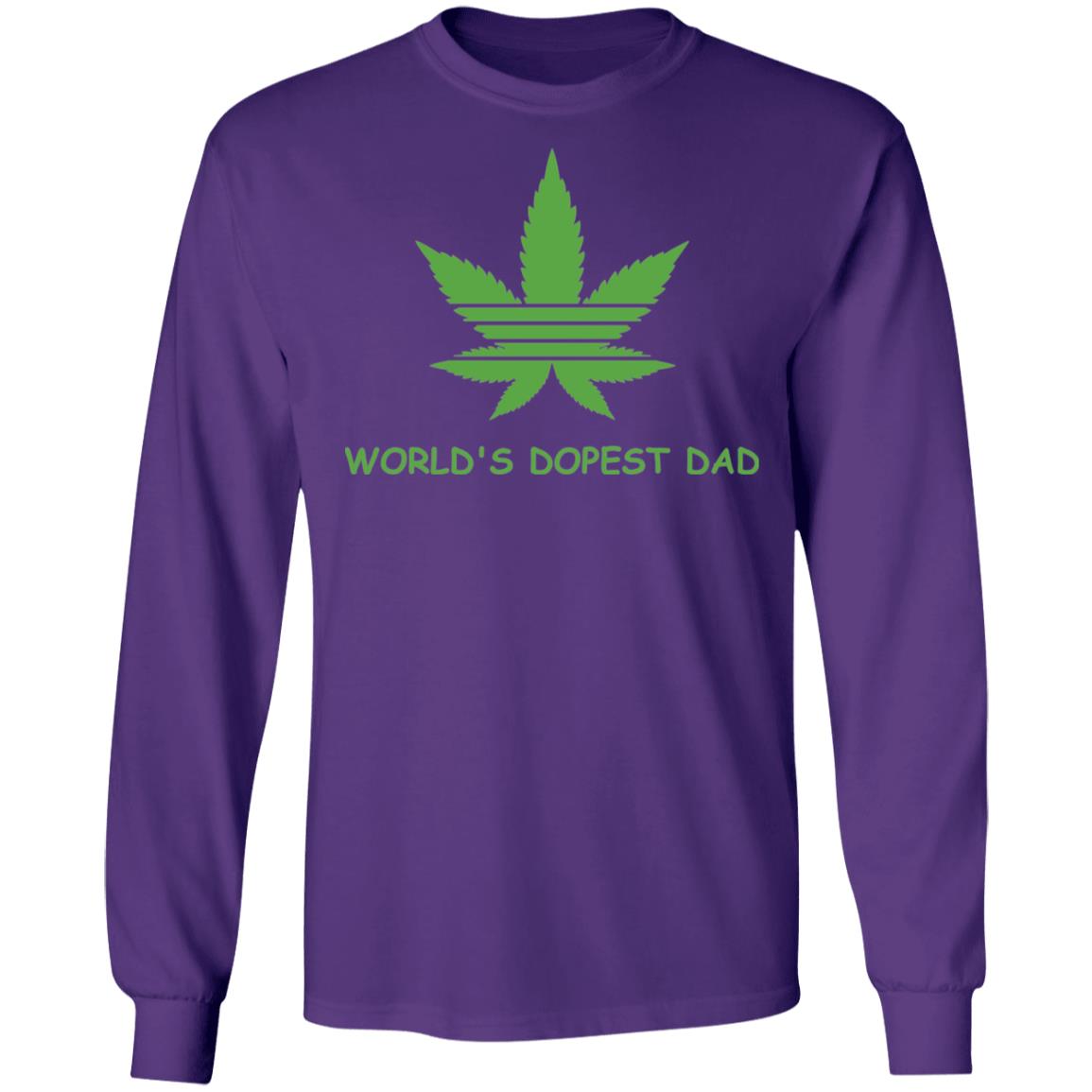 World's dopest dad-01 G240 LS Ultra Cotton T-Shirt