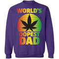 Worlds dopest dad-01 G180 Crewneck Pullover Sweatshirt  8 oz.