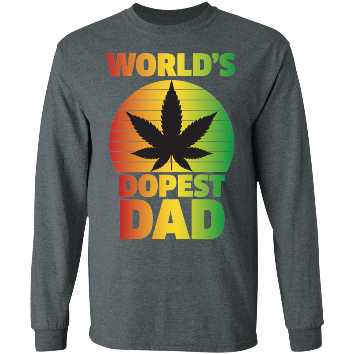 Worlds dopest dad-01 G240 LS Ultra Cotton T-Shirt
