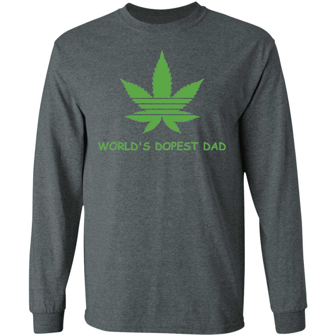 World's dopest dad-01 G240 LS Ultra Cotton T-Shirt