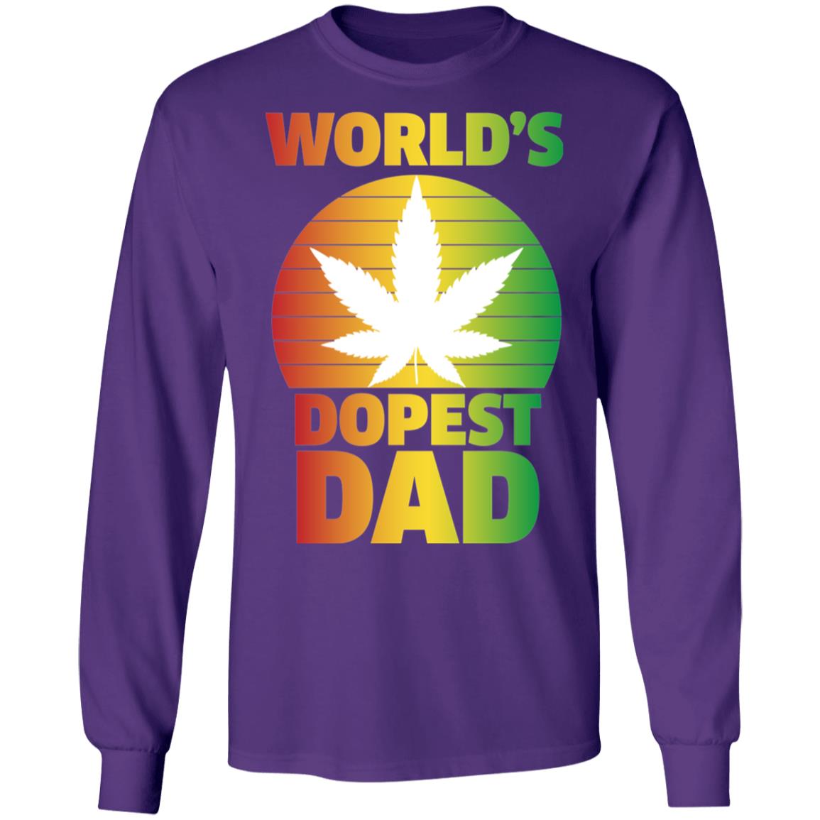 Worlds dopest dad-01 G240 LS Ultra Cotton T-Shirt