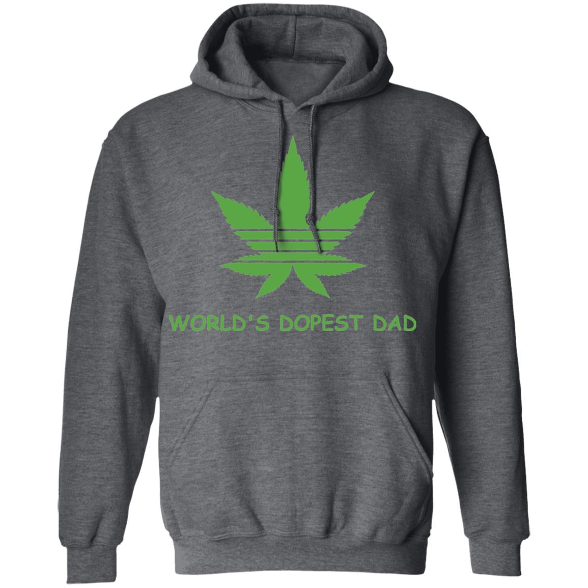 World's dopest dad-01 G185 Pullover Hoodie 8 oz.
