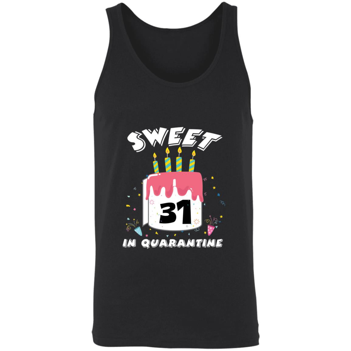 Sweet 31 Birthday in Quarantine-14 3480 Unisex Tank
