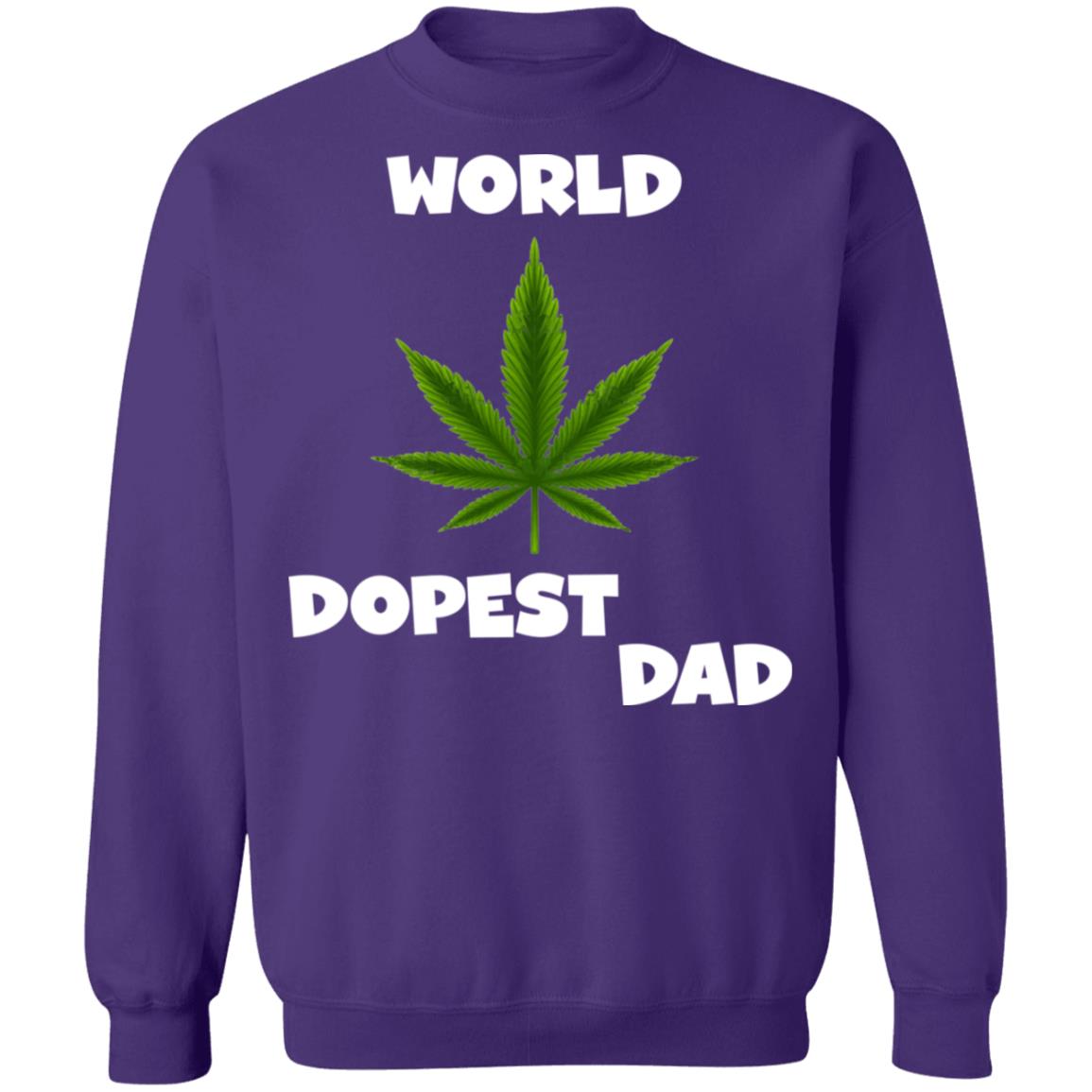 Worlds dopest dad happy father's day 2020-01 G180 Crewneck Pullover Sweatshirt  8 oz.