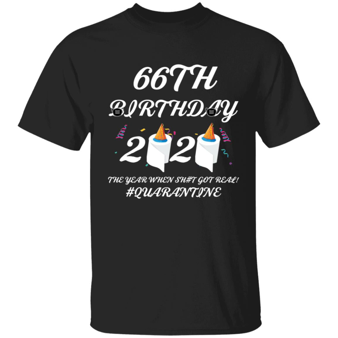 66 th Birthday The Year When Shit Got Real Quarantine-52