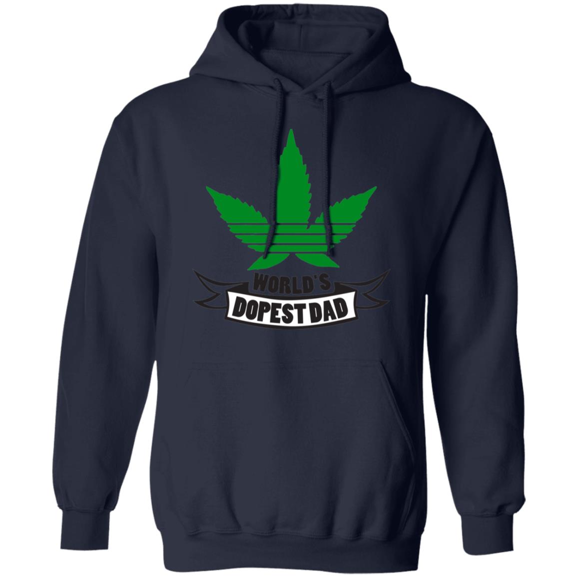 Worlds dopest dad-01 G185 Pullover Hoodie 8 oz.