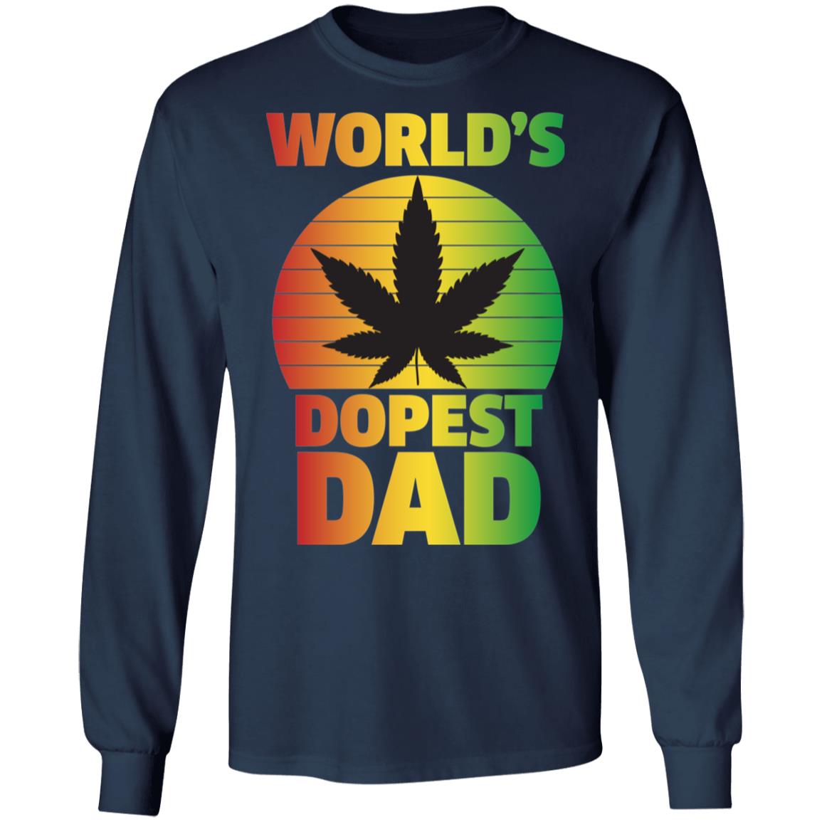 Worlds dopest dad-01 G240 LS Ultra Cotton T-Shirt