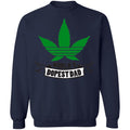 Worlds dopest dad-01 G180 Crewneck Pullover Sweatshirt  8 oz.