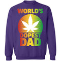 Worlds dopest dad-01 G180 Crewneck Pullover Sweatshirt  8 oz.