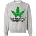 Worlds dopest dad-01 G180 Crewneck Pullover Sweatshirt  8 oz.