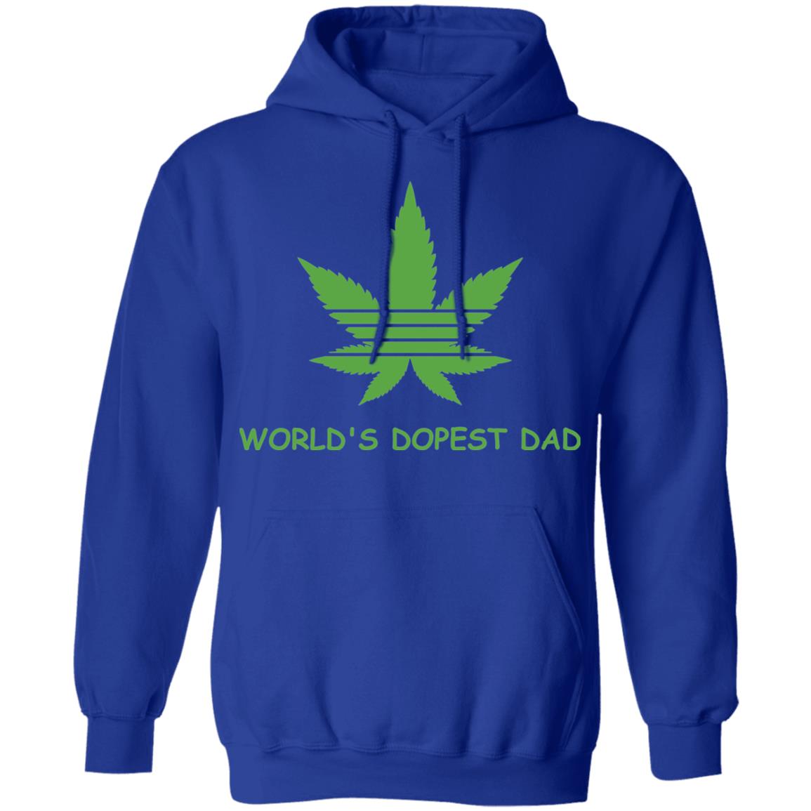 World's dopest dad-01 G185 Pullover Hoodie 8 oz.