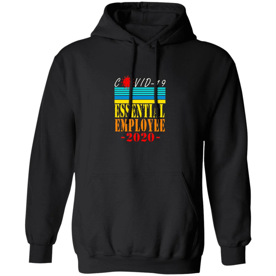 Co-vid 19 Essential Employee 2020 G185 Pullover Hoodie 8 oz.