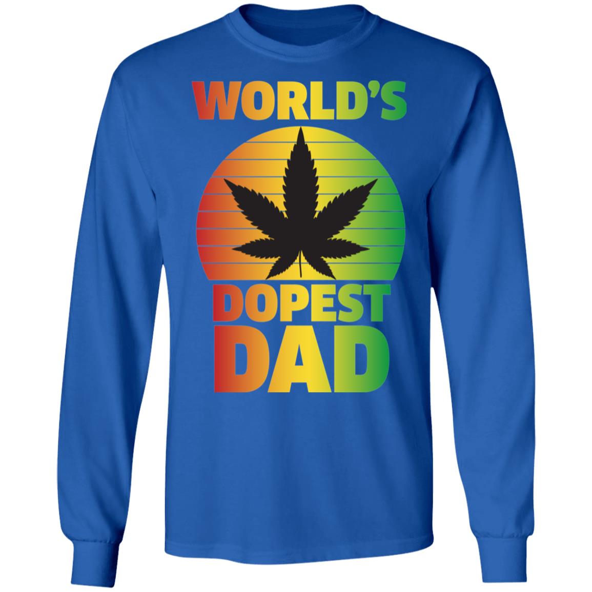 Worlds dopest dad-01 G240 LS Ultra Cotton T-Shirt