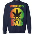Worlds dopest dad-01 G180 Crewneck Pullover Sweatshirt  8 oz.