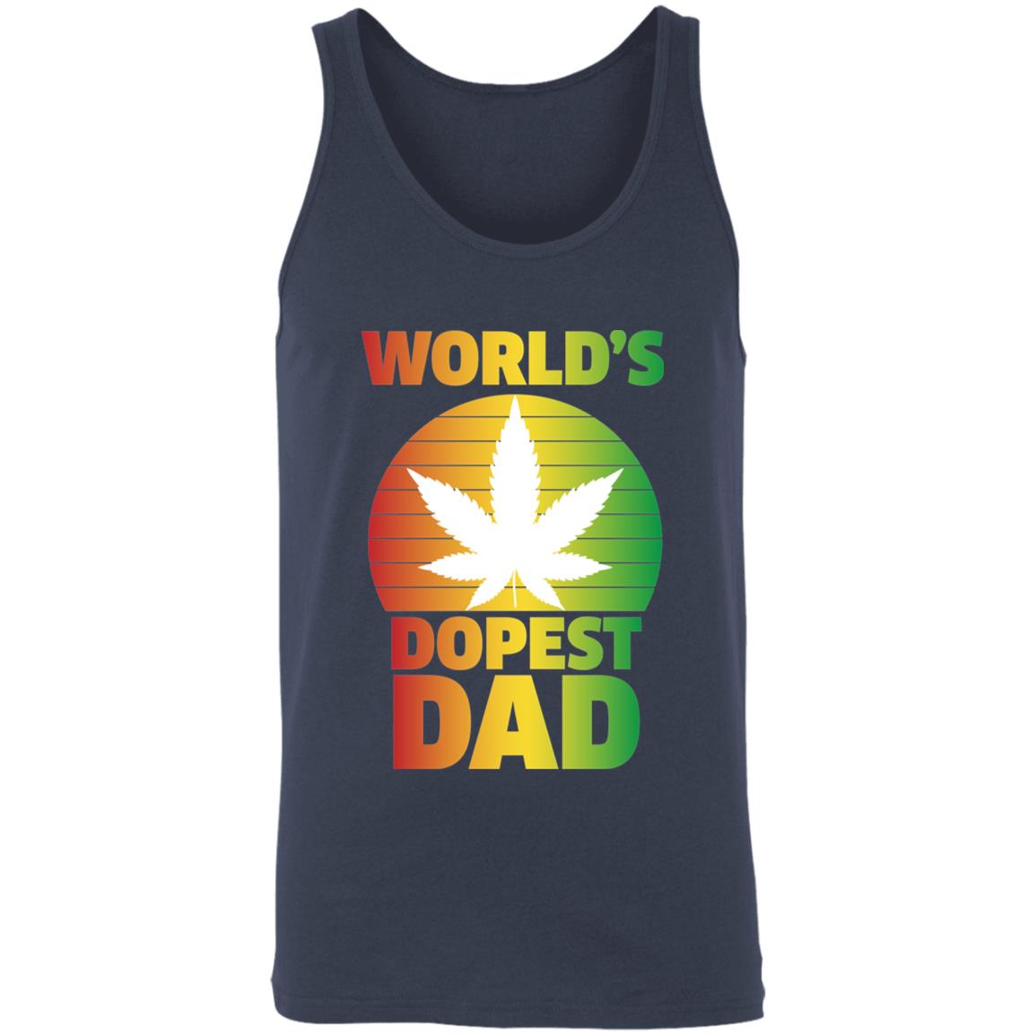 Worlds dopest dad-01 3480 Unisex Tank