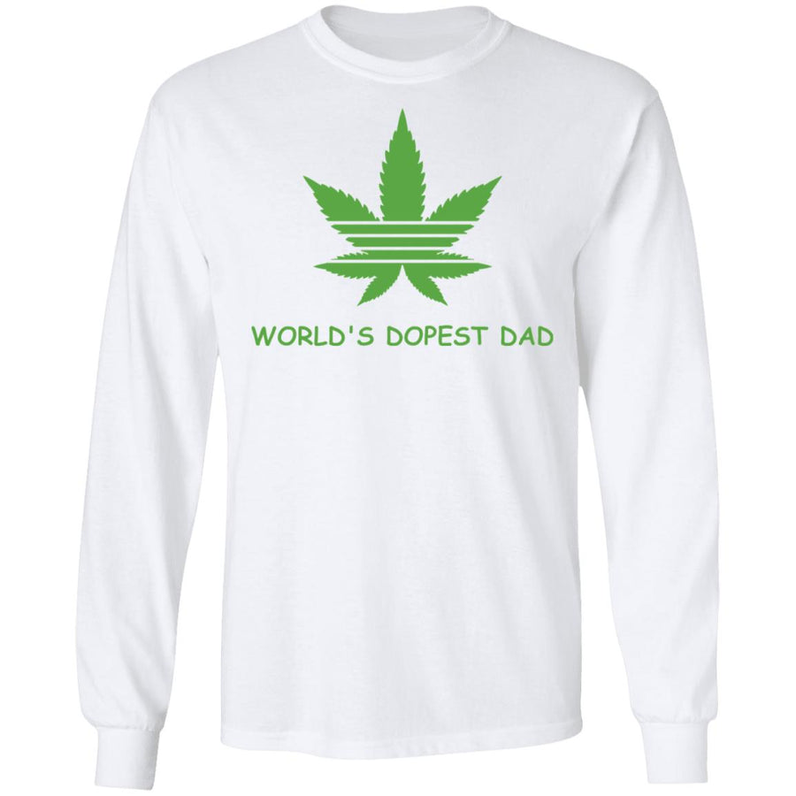 World's dopest dad-01 G240 LS Ultra Cotton T-Shirt