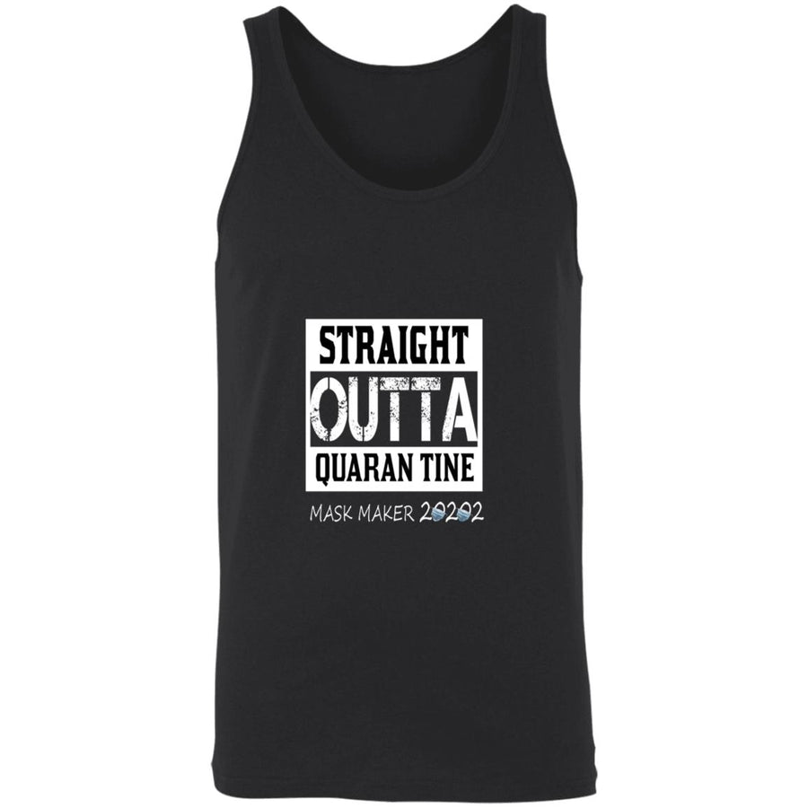 Straight outta quarantine mask maker 2020 3480 Unisex Tank