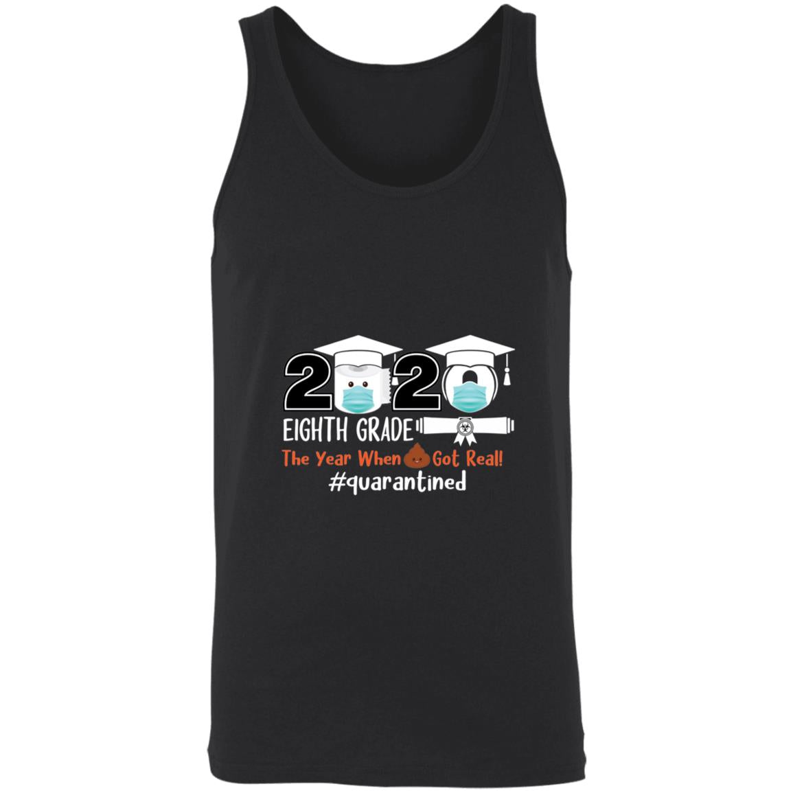 Eighth Grade The Year When Shit Got Real Quarantined-01 3480 Unisex Tank