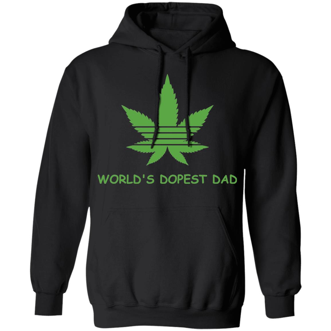 World's dopest dad-01 G185 Pullover Hoodie 8 oz.