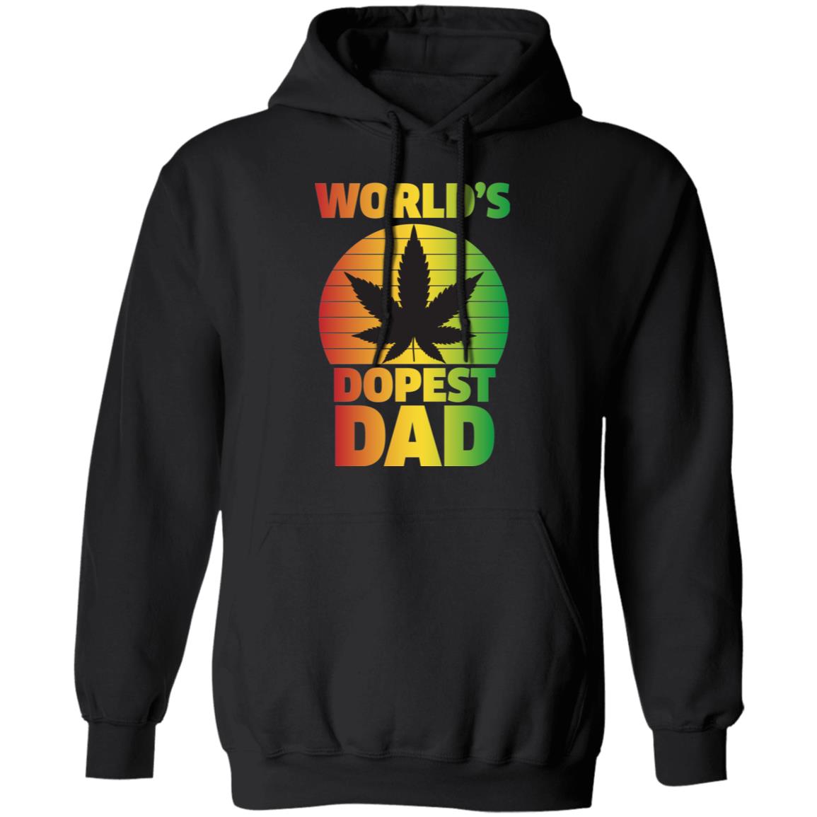 Worlds dopest dad-01 G185 Pullover Hoodie 8 oz.