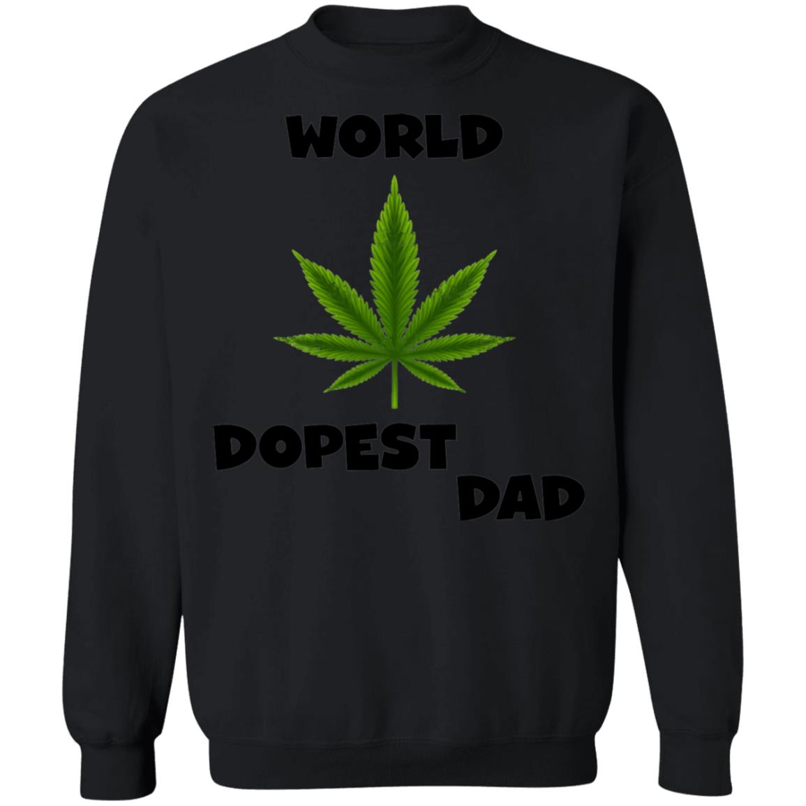 Worlds dopest dad happy father's day 2020-01 G180 Crewneck Pullover Sweatshirt  8 oz.