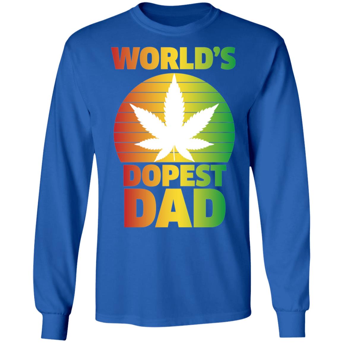 Worlds dopest dad-01 G240 LS Ultra Cotton T-Shirt