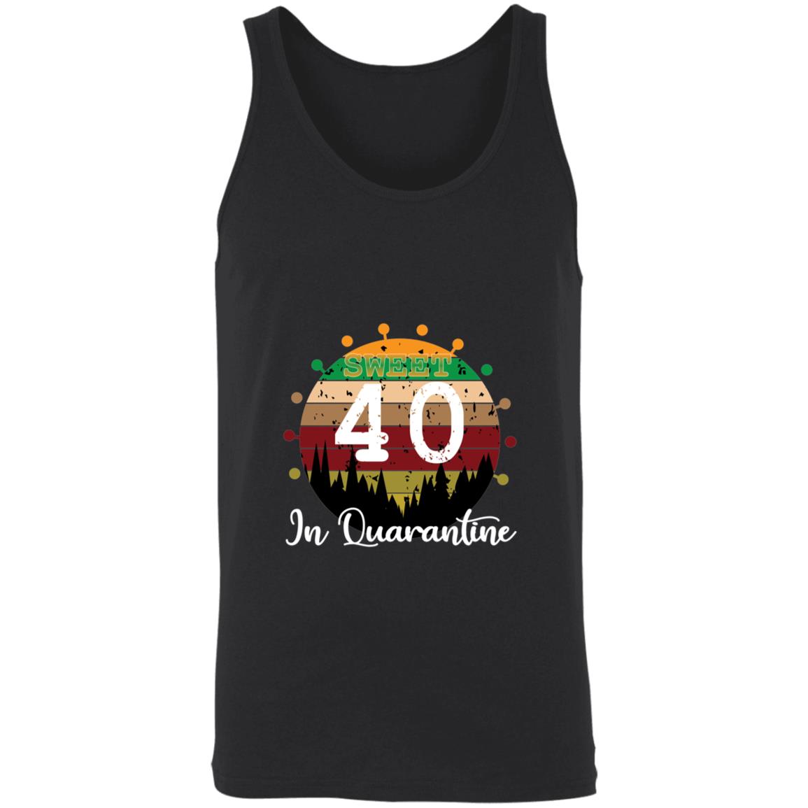 Sweet 40 Birthday in Quarantine-23 3480 Unisex Tank