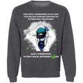 the devil whispered in my ear you're not strong enough to withstand the storm shirt-01 G180 Crewneck Pullover Sweatshirt  8 oz.