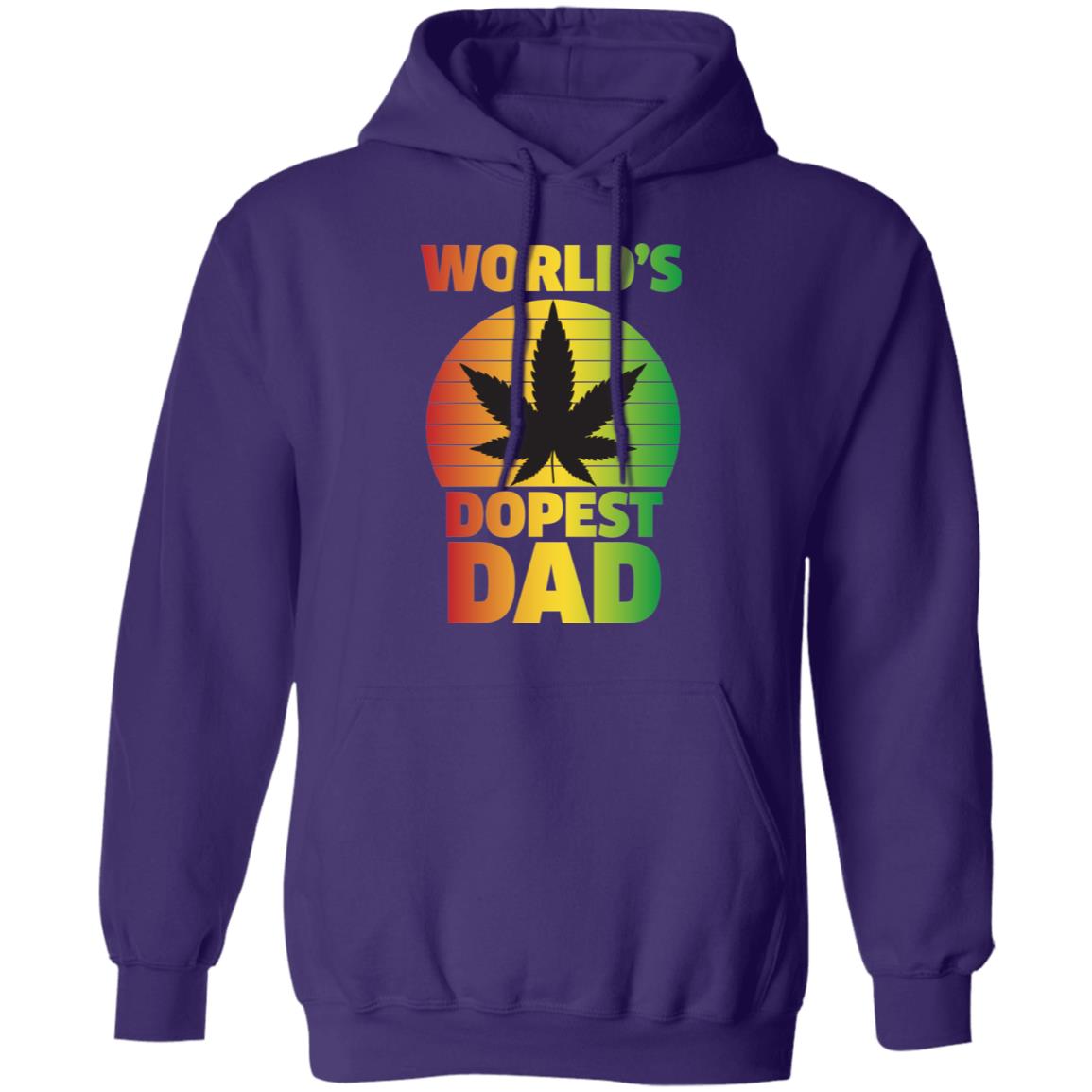 Worlds dopest dad-01 G185 Pullover Hoodie 8 oz.