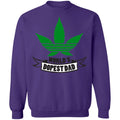 Worlds dopest dad-01 G180 Crewneck Pullover Sweatshirt  8 oz.