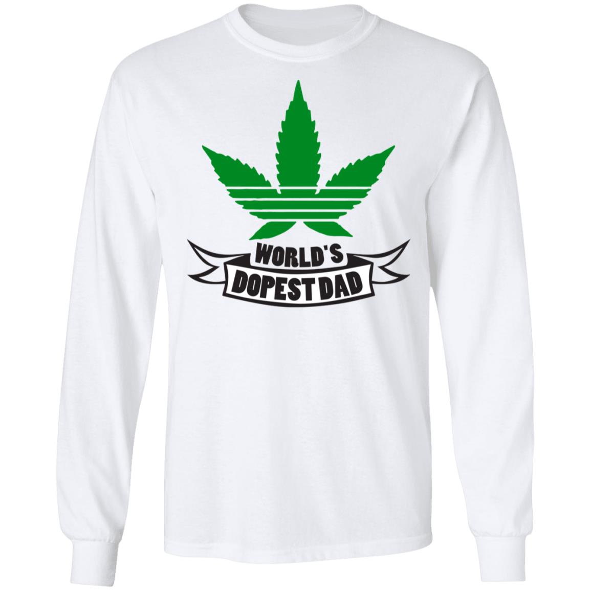 Worlds dopest dad-01 G240 LS Ultra Cotton T-Shirt