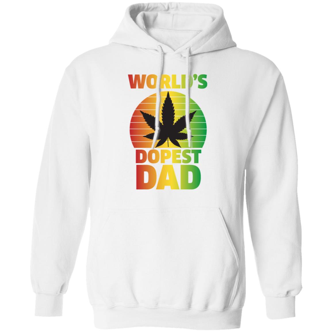 Worlds dopest dad-01 G185 Pullover Hoodie 8 oz.