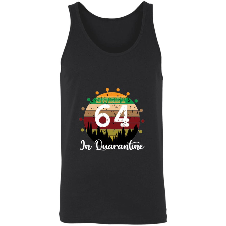 Sweet 64 Birthday in Quarantine-47 3480 Unisex Tank