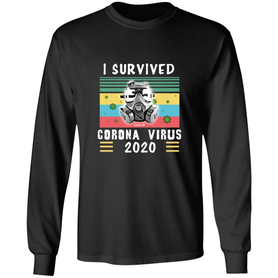 i survived coro-navi-rus2 G240 LS Ultra Cotton T-Shirt