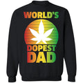 Worlds dopest dad-01 G180 Crewneck Pullover Sweatshirt  8 oz.