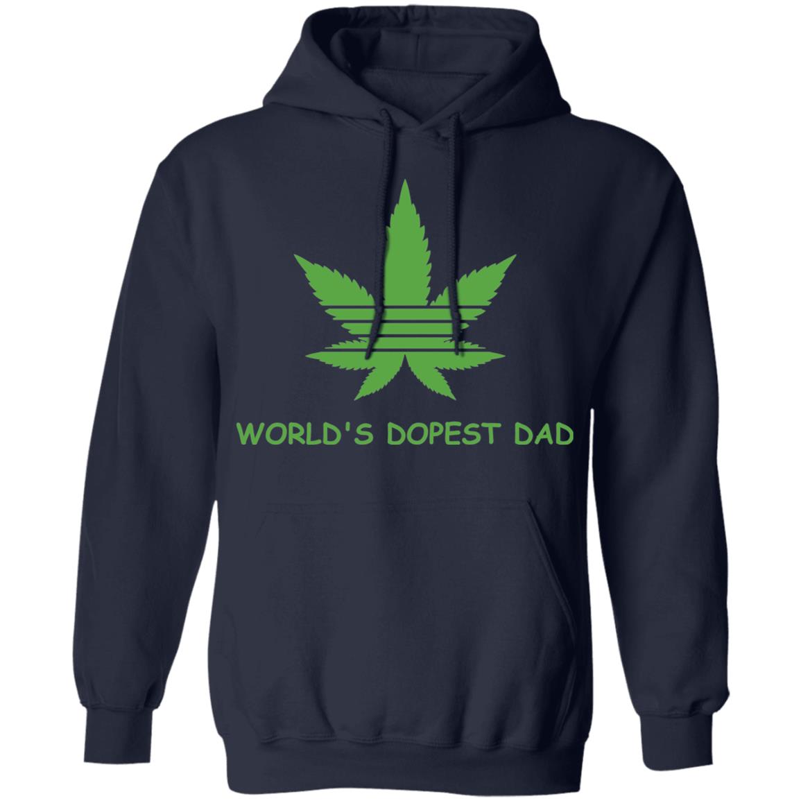 World's dopest dad-01 G185 Pullover Hoodie 8 oz.