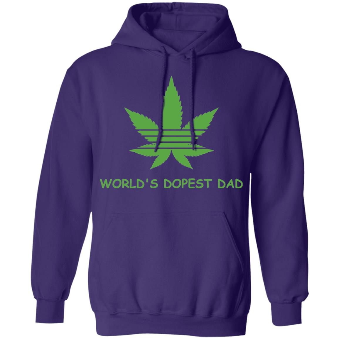World's dopest dad-01 G185 Pullover Hoodie 8 oz.