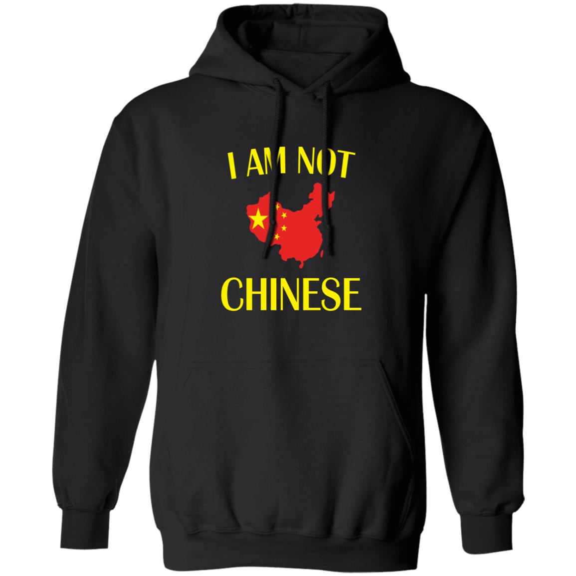 i am not chinese-01 G185 Pullover Hoodie 8 oz.