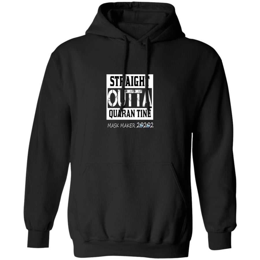 Straight outta quarantine mask maker 2020 G185 Pullover Hoodie 8 oz.