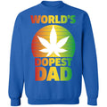 Worlds dopest dad-01 G180 Crewneck Pullover Sweatshirt  8 oz.