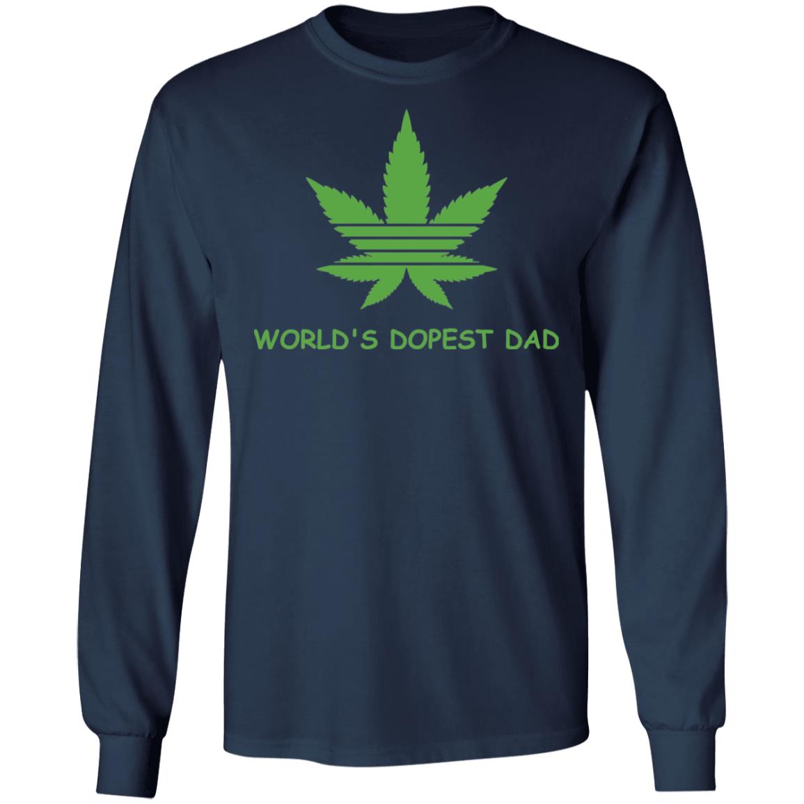 World's dopest dad-01 G240 LS Ultra Cotton T-Shirt