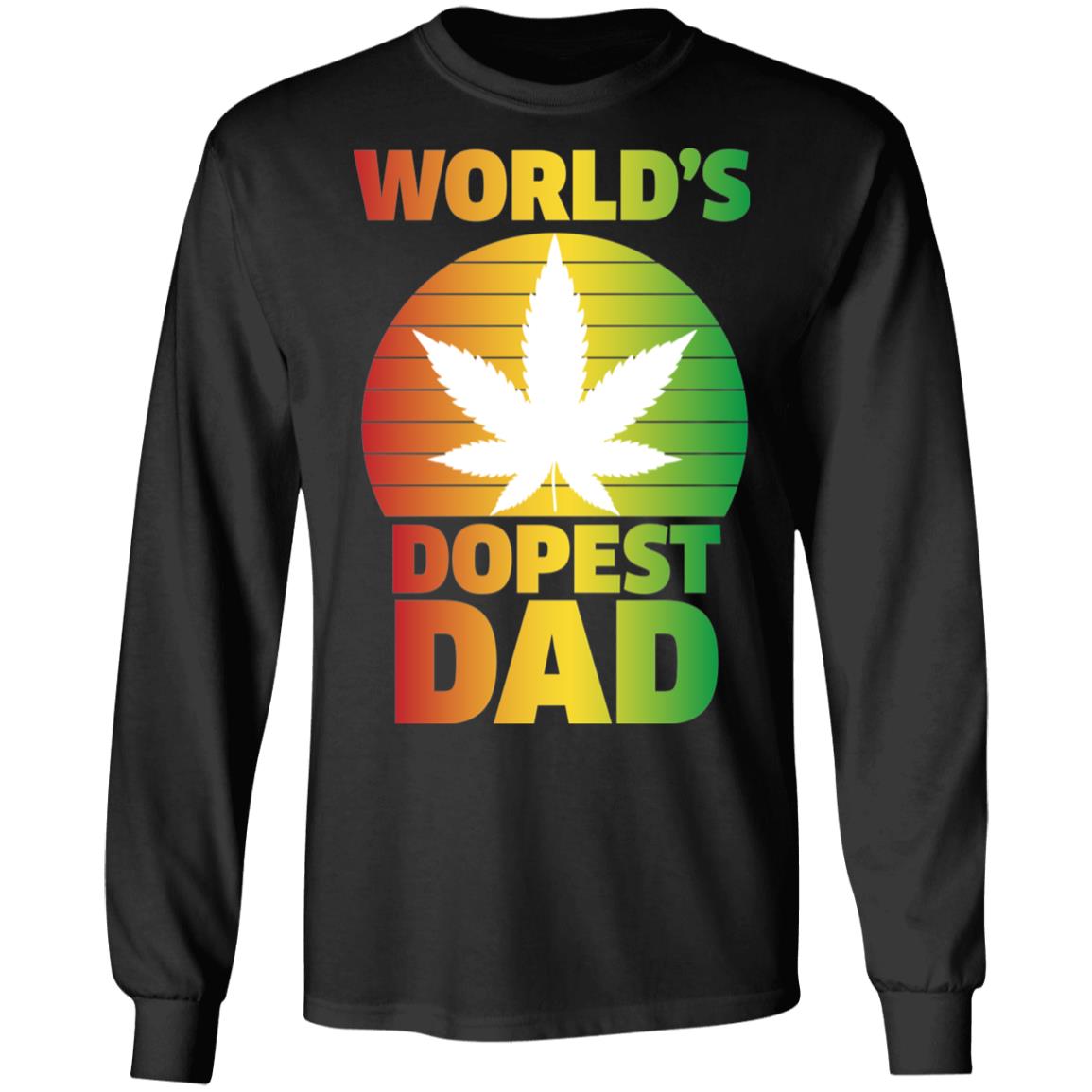 Worlds dopest dad-01 G240 LS Ultra Cotton T-Shirt