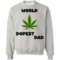 Worlds dopest dad happy father's day 2020-01 G180 Crewneck Pullover Sweatshirt  8 oz.