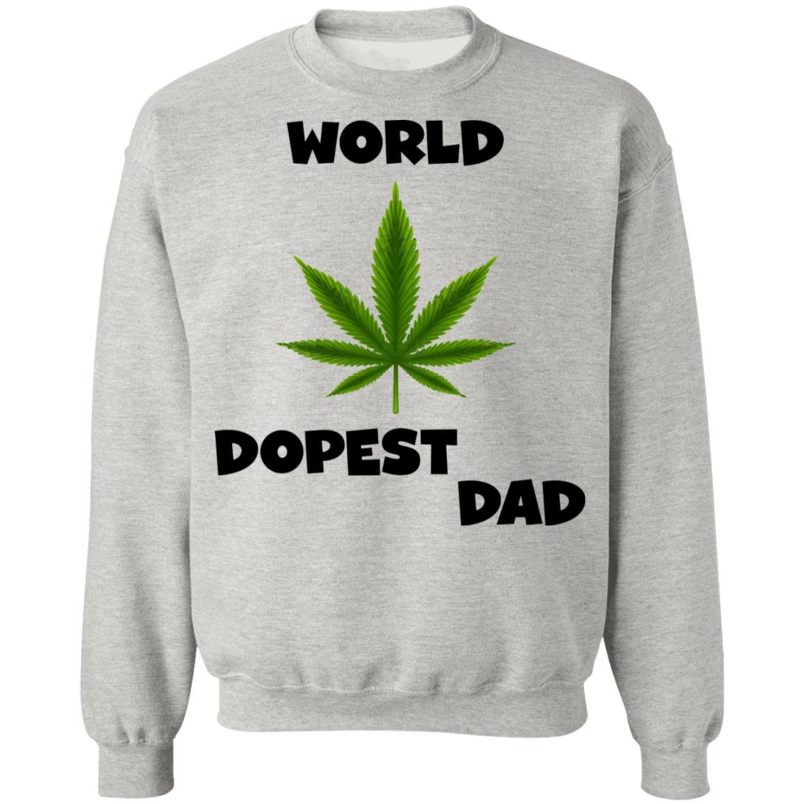 Worlds dopest dad happy father's day 2020-01 G180 Crewneck Pullover Sweatshirt  8 oz.