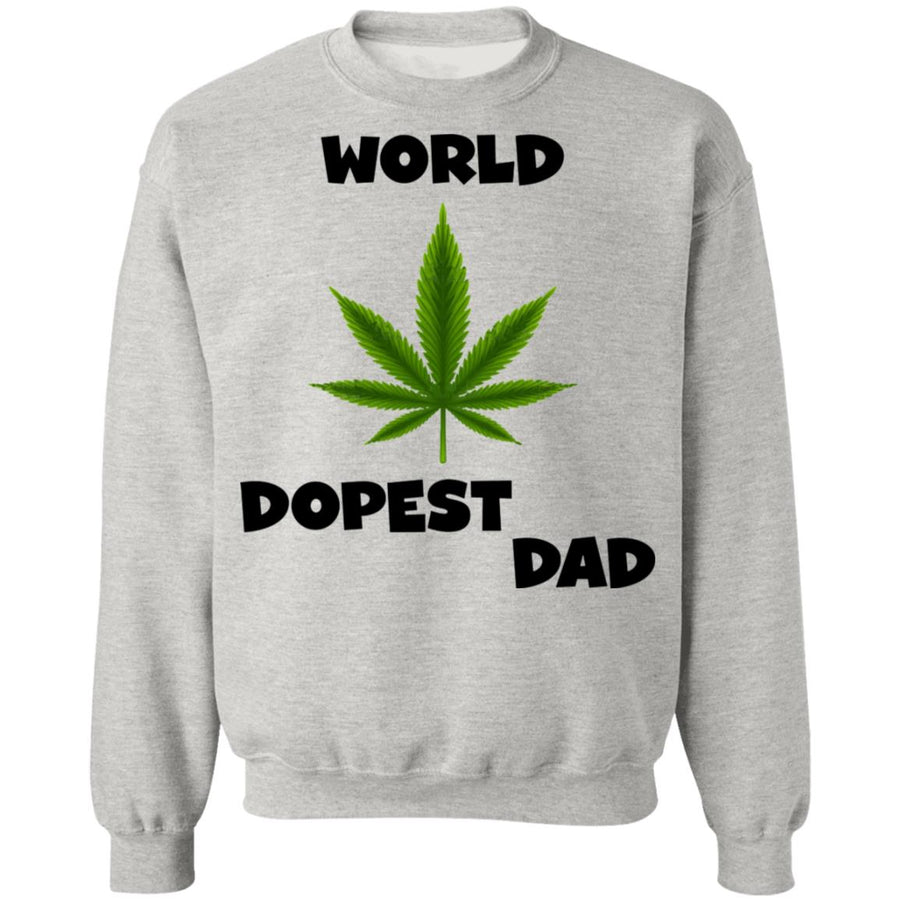 Worlds dopest dad happy father's day 2020-01 G180 Crewneck Pullover Sweatshirt  8 oz.