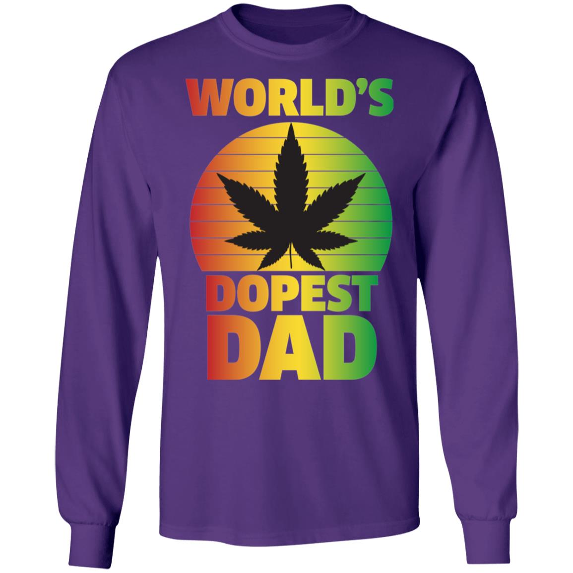 Worlds dopest dad-01 G240 LS Ultra Cotton T-Shirt