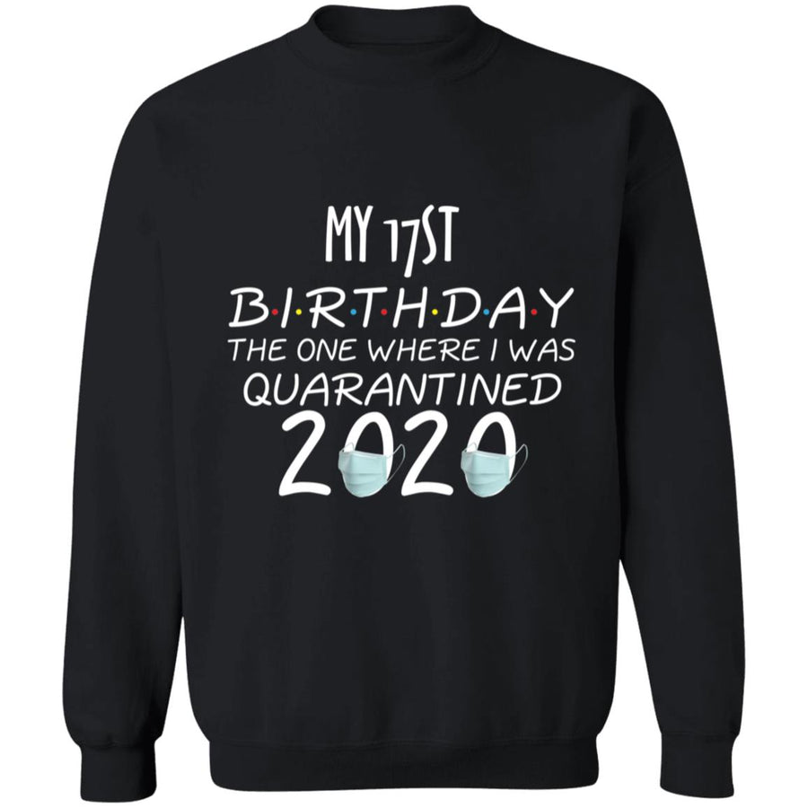 My 17st birthday the one where one where i was quarantine 2020-02 G180 Crewneck Pullover Sweatshirt  8 oz.