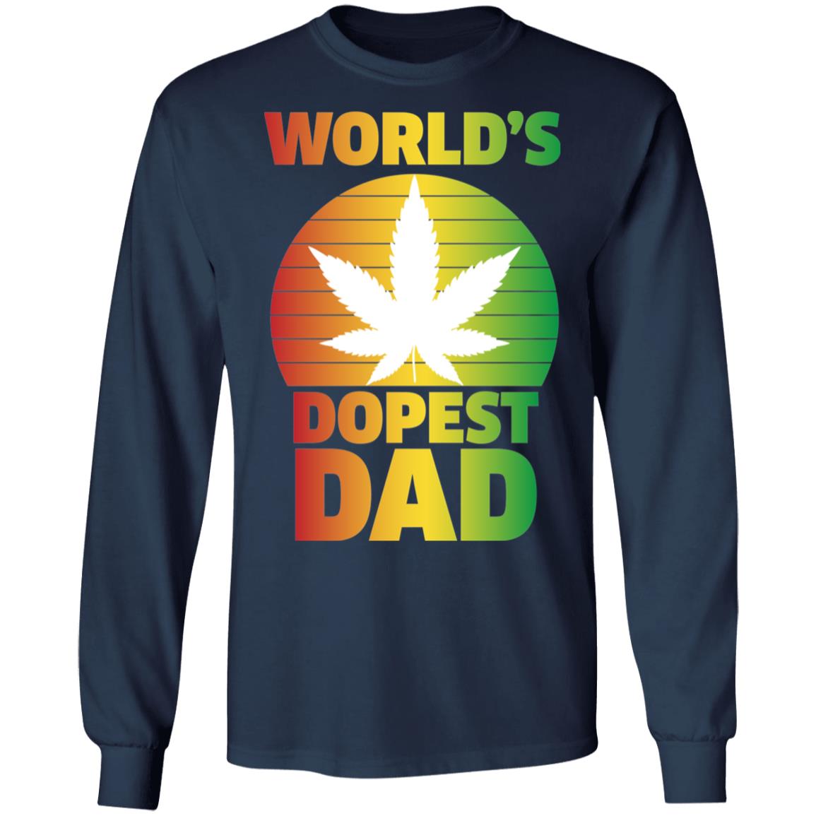 Worlds dopest dad-01 G240 LS Ultra Cotton T-Shirt