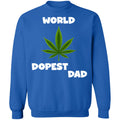 Worlds dopest dad happy father's day 2020-01 G180 Crewneck Pullover Sweatshirt  8 oz.
