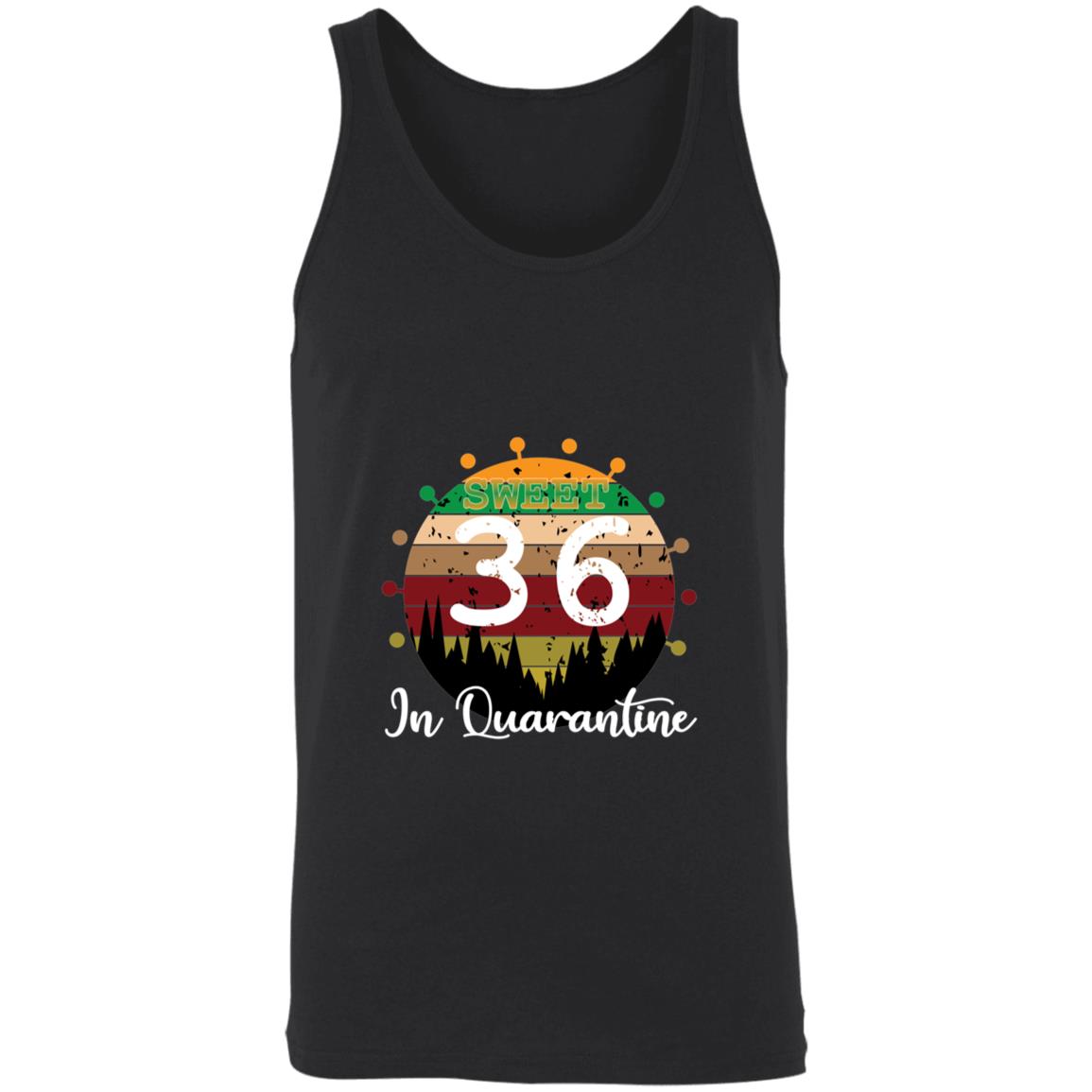 Sweet 36 Birthday in Quarantine-19 3480 Unisex Tank